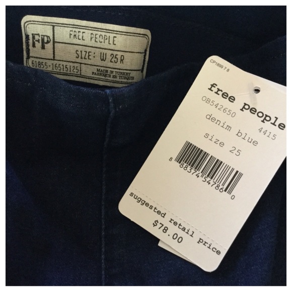 Free People Penny Pull On Flared Jeans.  NWT. - Picture 7 of 7